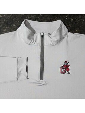 Peach State Pride Georgia Bulldogs UGA ¼ Zip Performance Stretch Mens Medium